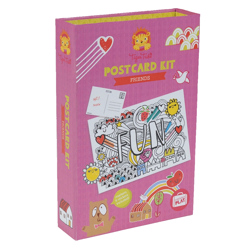 Postcard Kit Friends- 3+ years 30 pcs