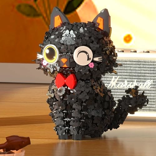 Black Flower Cat - 1651pcs