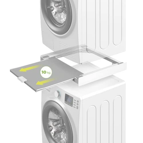 Base Tower Evo L60 - Compatible with all front-loading washer-dryers (minimum deep 45cm and maximum height 60 cm) and with all front-loading tumble dryers even if they are more than 60 cm deep
