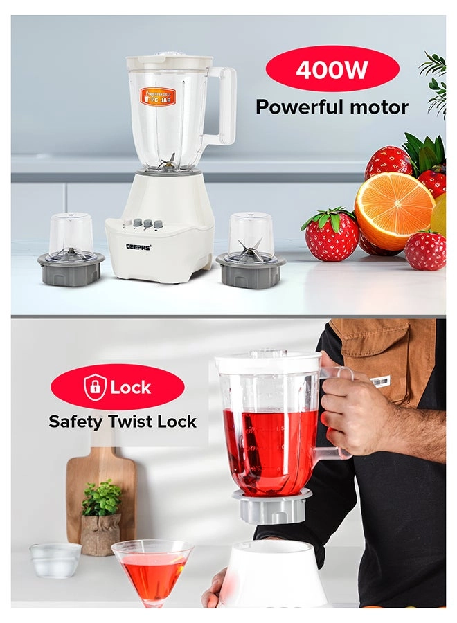 GSB6104N - Stainless Steel Blade 2 Speed Control with Pulse Function Safety Lock