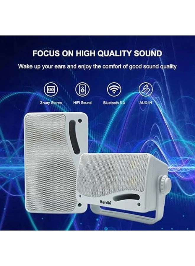 3.5" Outdoor Bluetooth Speakers - 200W