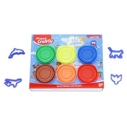 Modelling Dough - 100% Natural 6pcs Pack