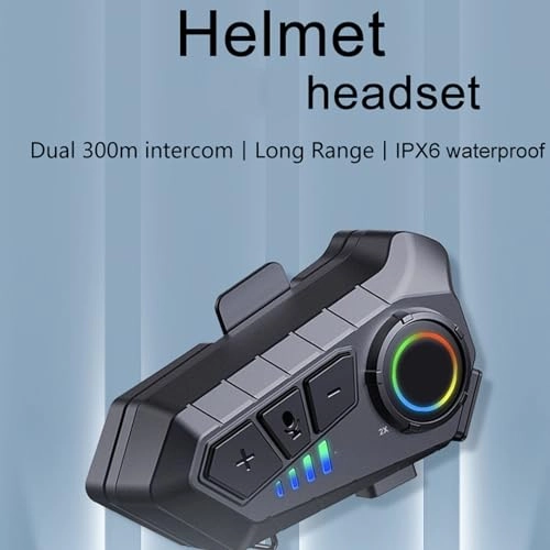 Motorcycle Helmet Bluetooth Headset - Bluetooth 5.3 IPX6 32H