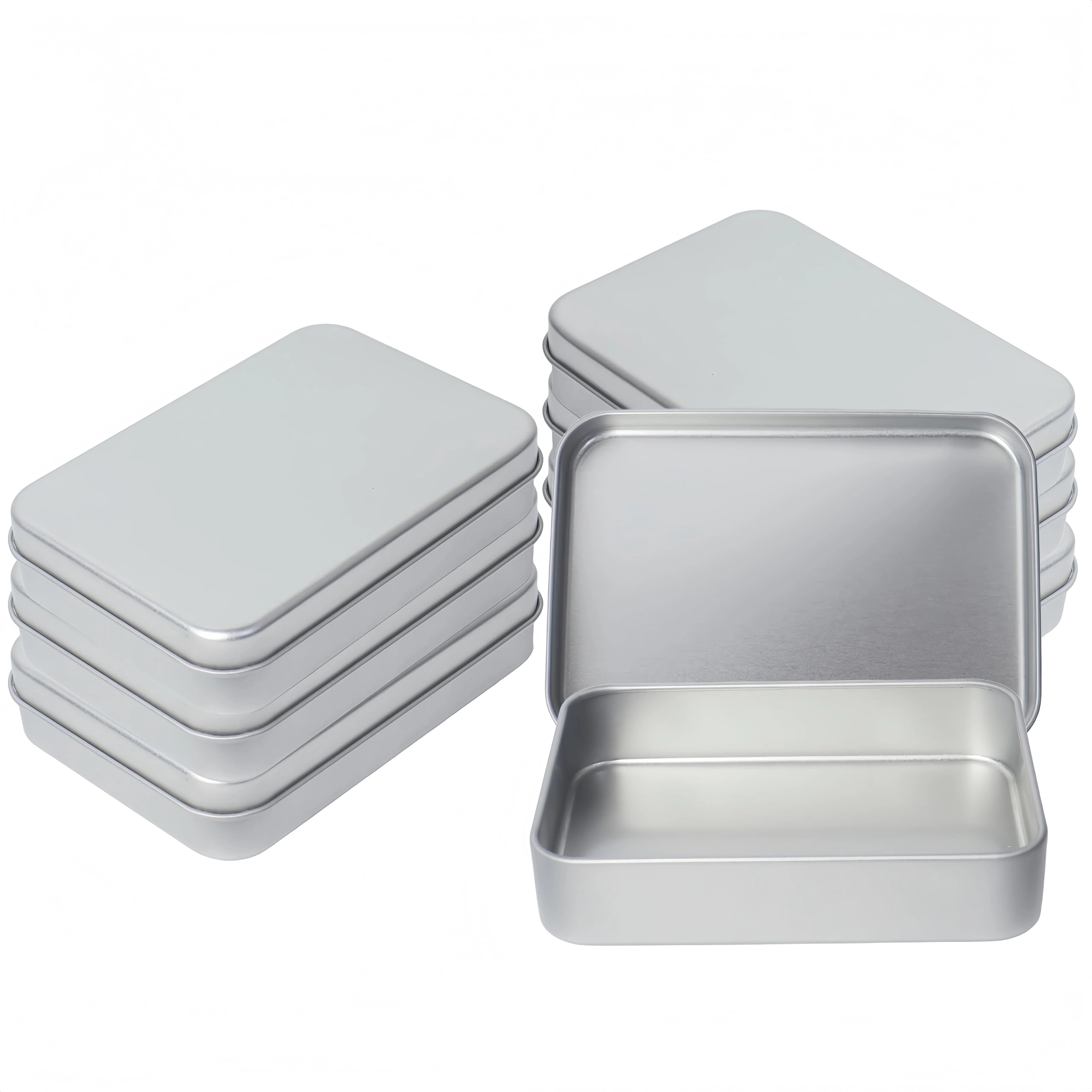 Dmnnlp Playing Card Case - Mint Tin Silver 6pcs