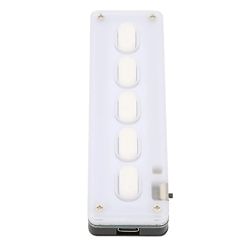 Programmable 5 Key Silicone Gaming Keyboard - Wired/Wireless