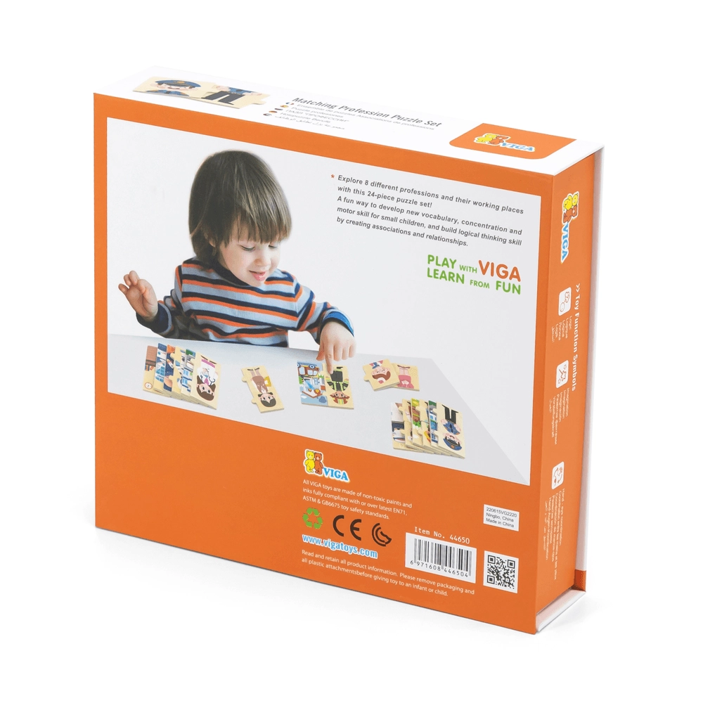 Matching Profession Wooden Puzzle (29464294-44650) - 32 pcs