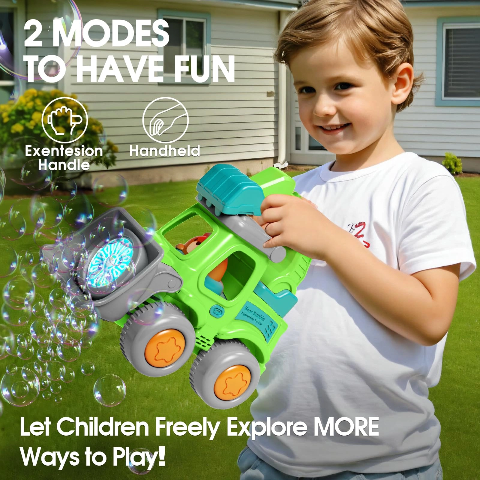 Bubble Lawn Mower - 1 Years And Up