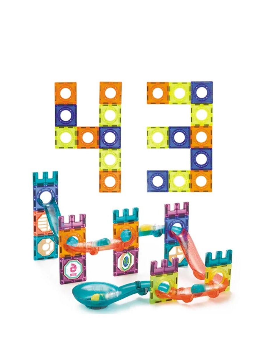 Magnetic Building Blocks - 54 pcs