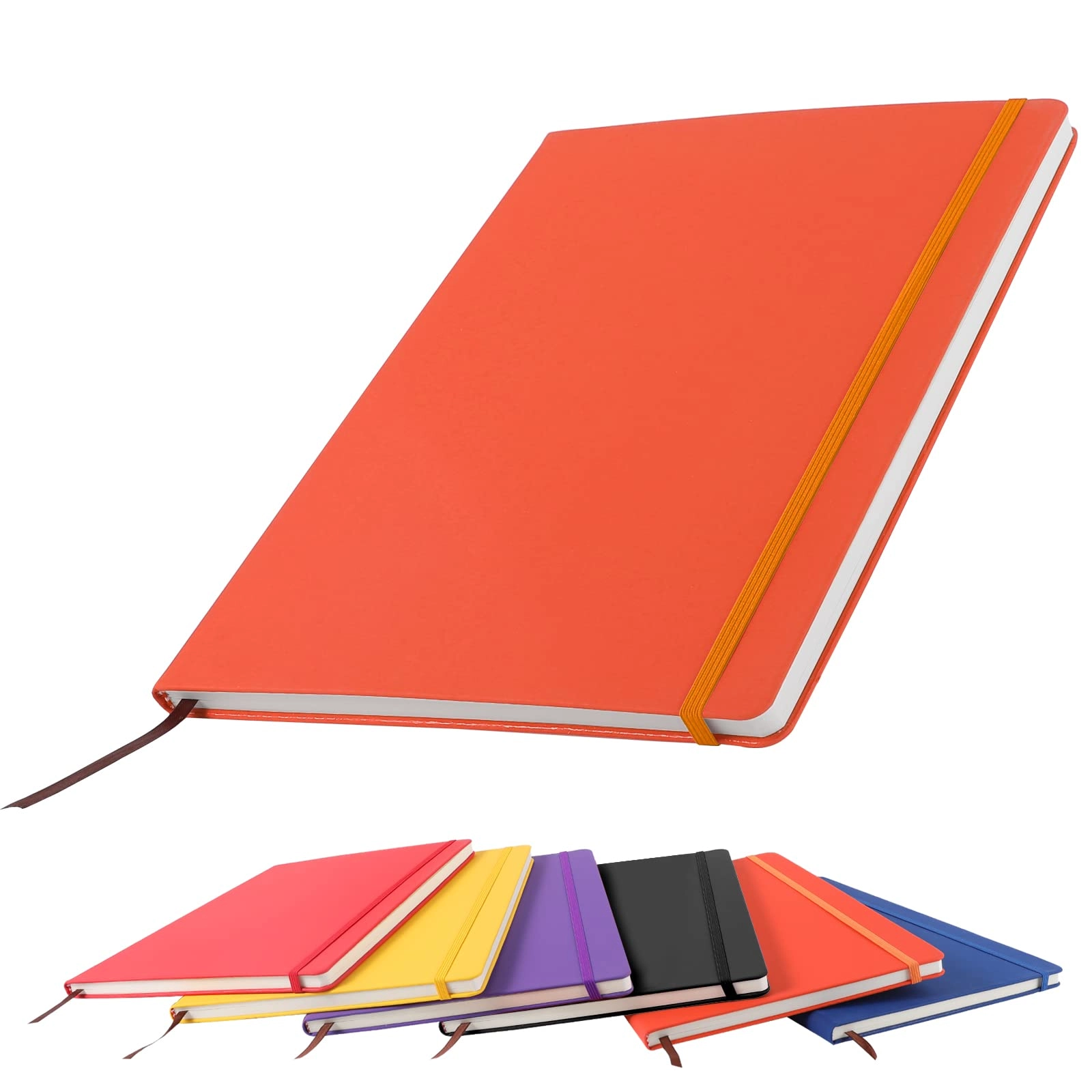Lefute Notebook A4 Hardcover - Lined 80 Sheets