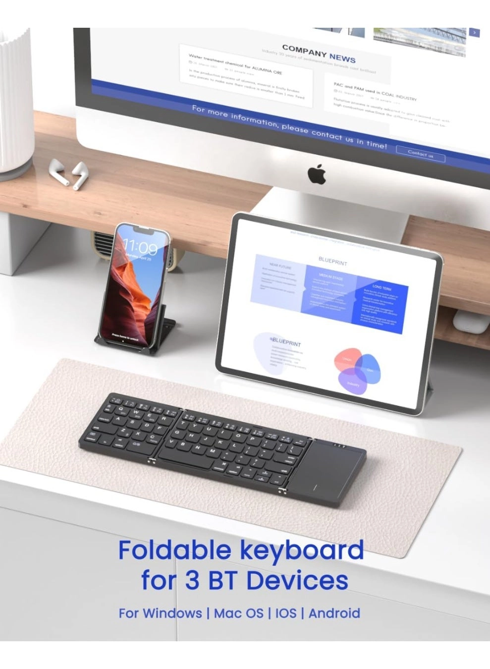 Foldable Keyboard - Wireless