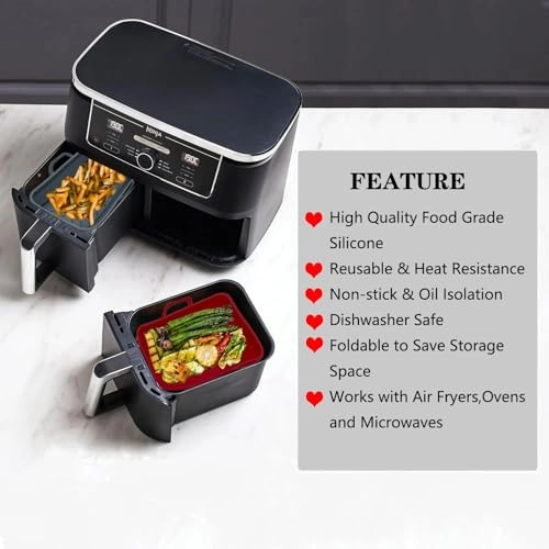 Silicone Foldable Airfryer Liner - Silicone 2 piece(s)