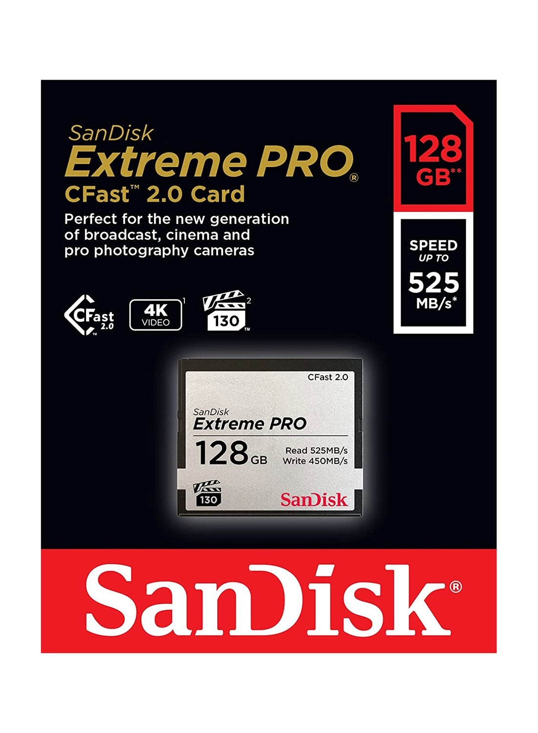 Extreme Pro CFAST 2.0 - 128 GB