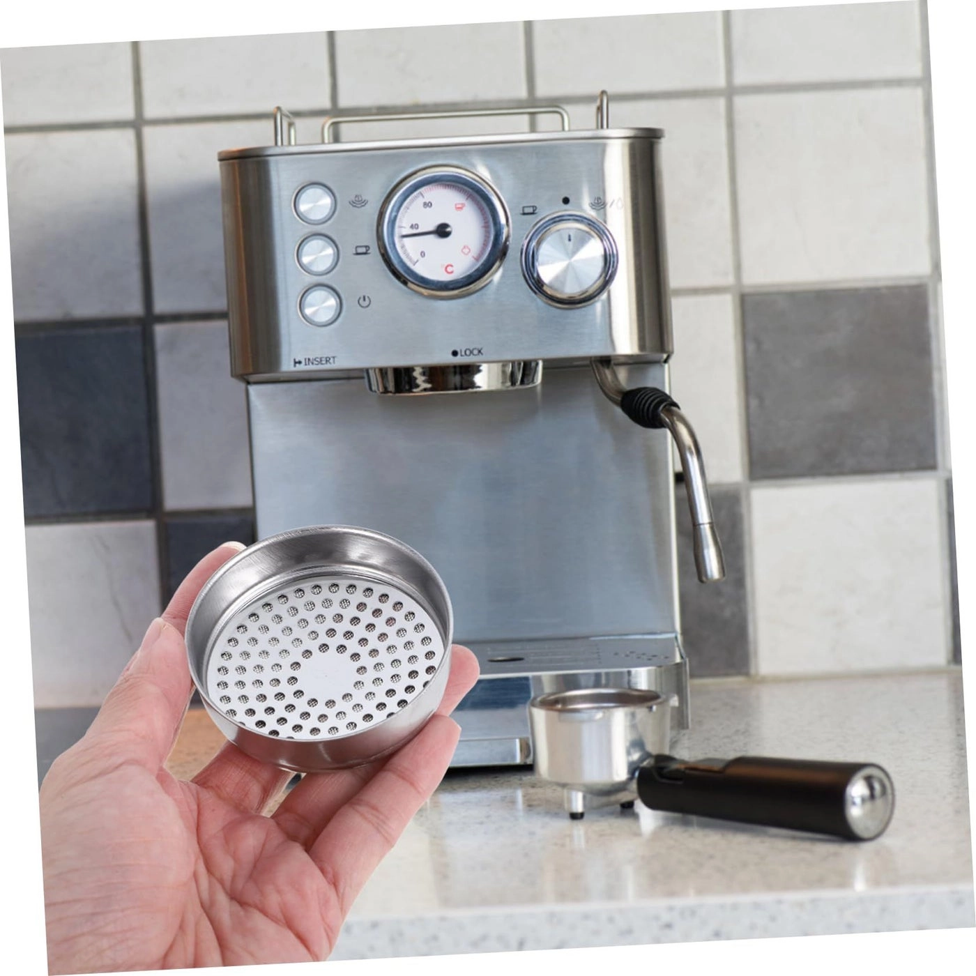 Espresso Puck Screen - 5 Pcs Stainless Steel