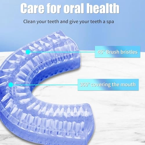 Ultrasonic Toothbrush - U-Shape IPX7 Wireless Charging