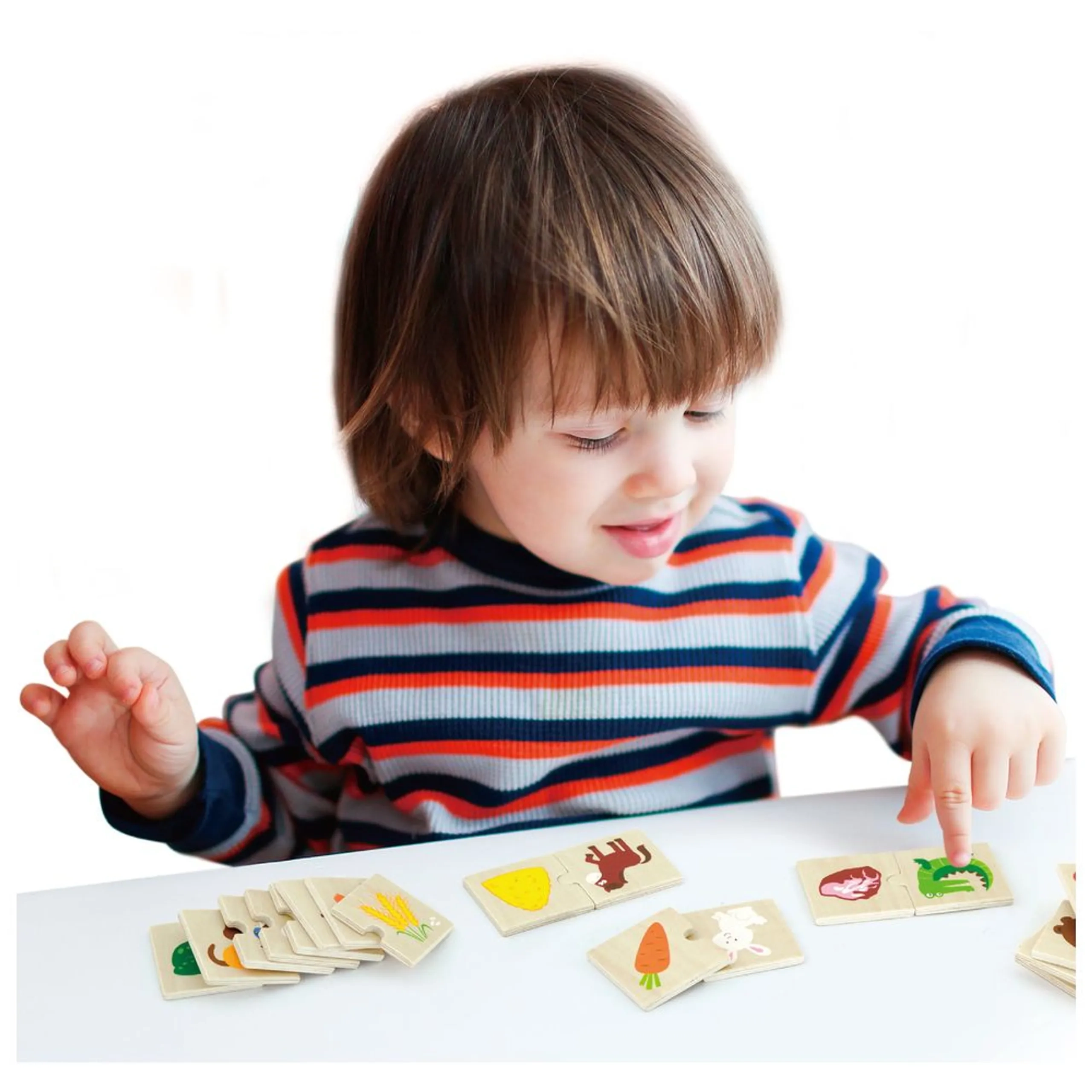 Animal Feeding Mix & Match Puzzle - 2 years & above 12 pieces