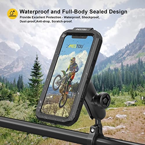 Motorcycle Phone Mount - Anti-Theft Waterproof 3.5"-6.1"
