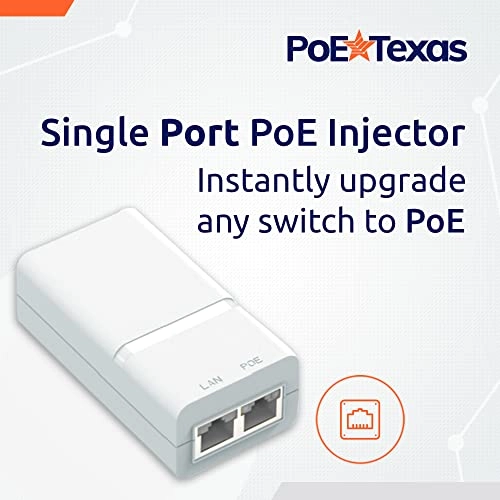 PoE Injector - Single Port 10/100/1000 Gigabit 12v to 56v DC