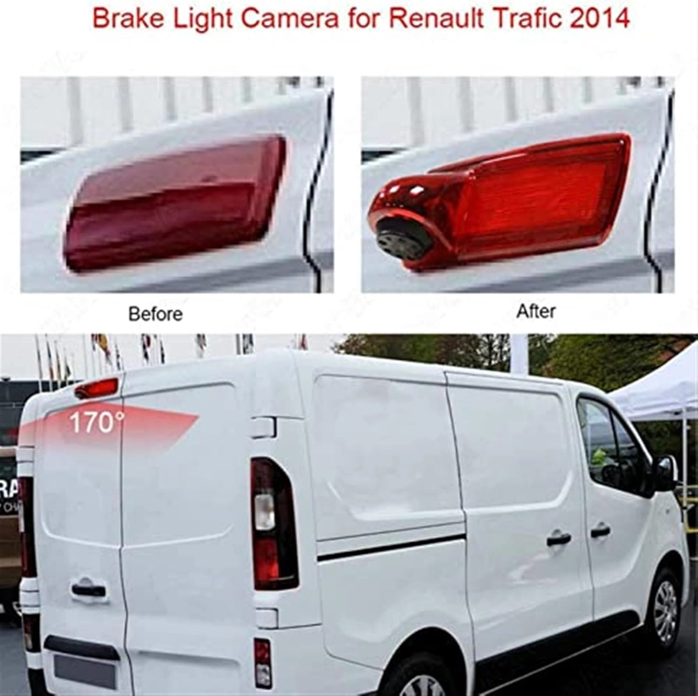 High Brake Light Reversing Camera