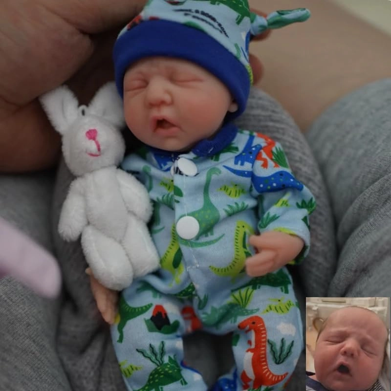 Eric Reborn Baby Doll - 7 Inch Silicone Boy Ages 3+
