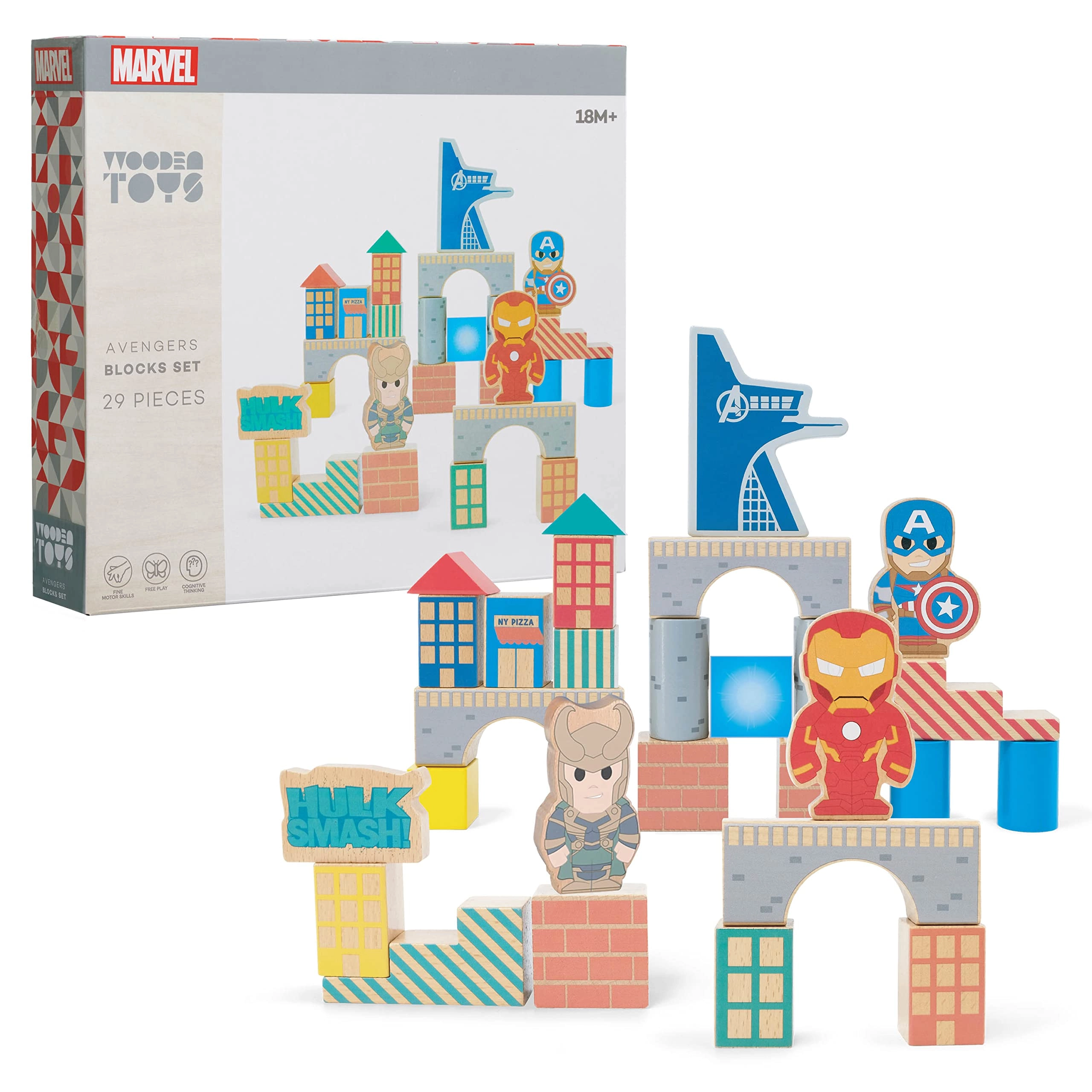 Just Play Avengers - Iron Man Captain America Loki 29pcs