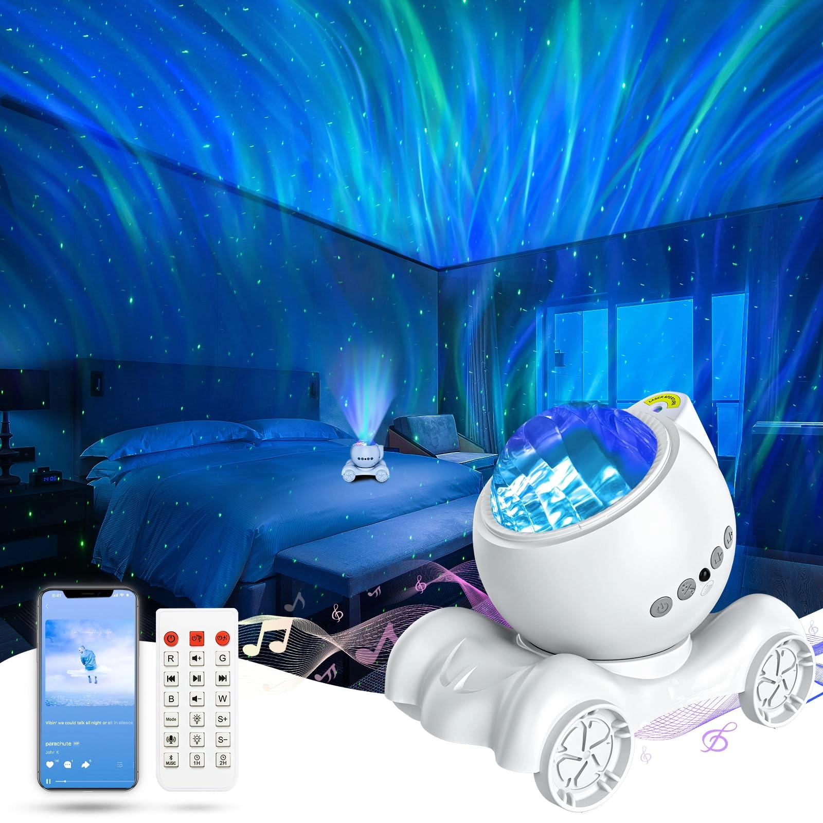 Star Projector - Corded Electric Solid White