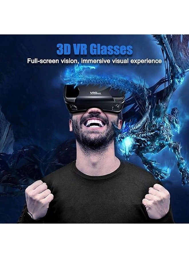 VR Headset - Compatible with iPhone and Android 7 inches