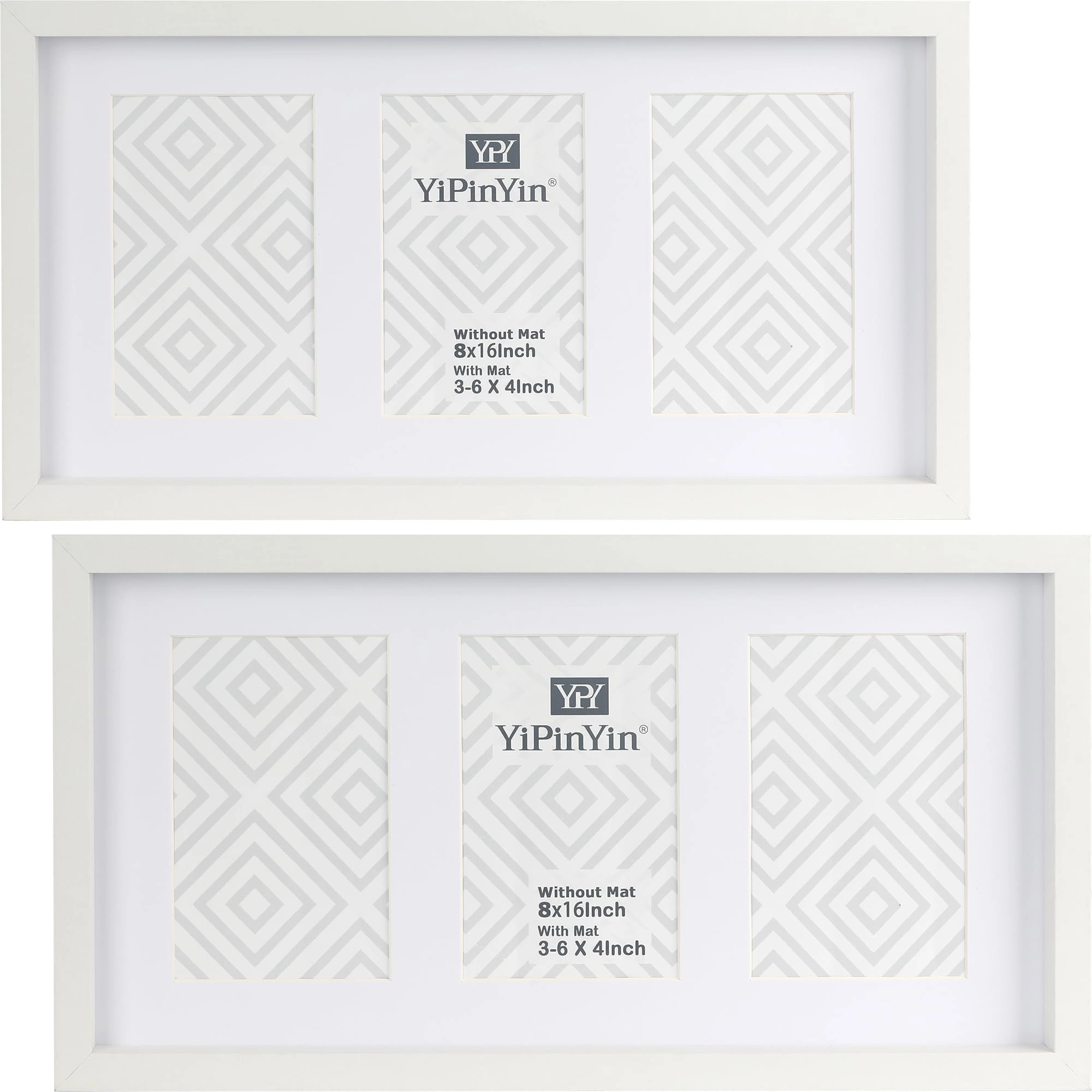 yipinyin Triple Multi Photo Frame - 2-4x6''+5x7'' 3