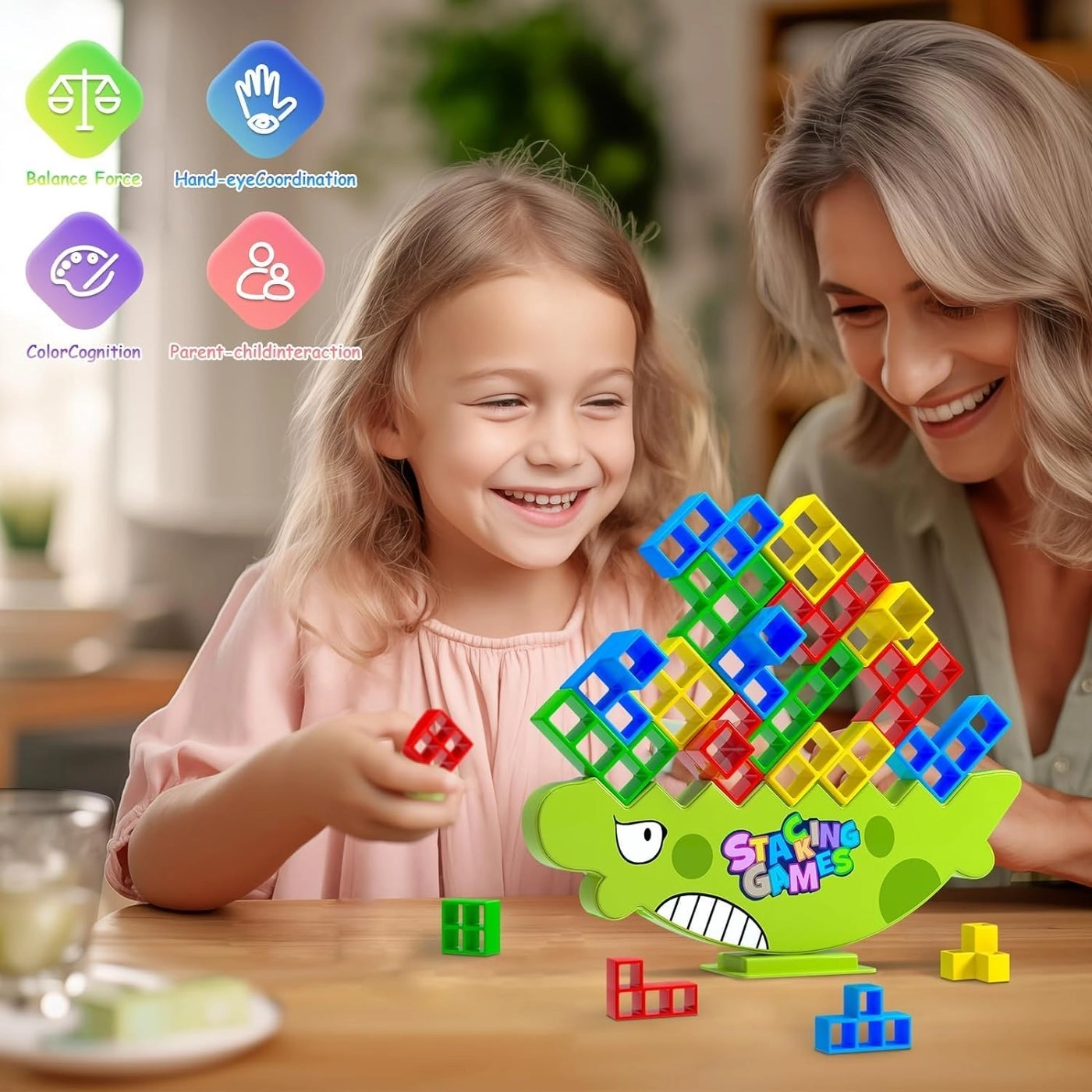 Balance Stacking Blocks - 48 pieces