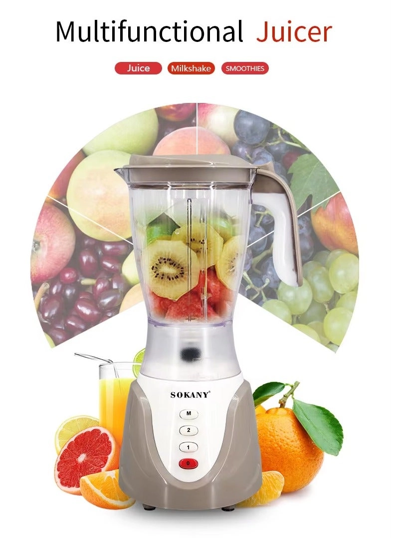 SK-158 - Multifunction Blender Juicer Grinder White
