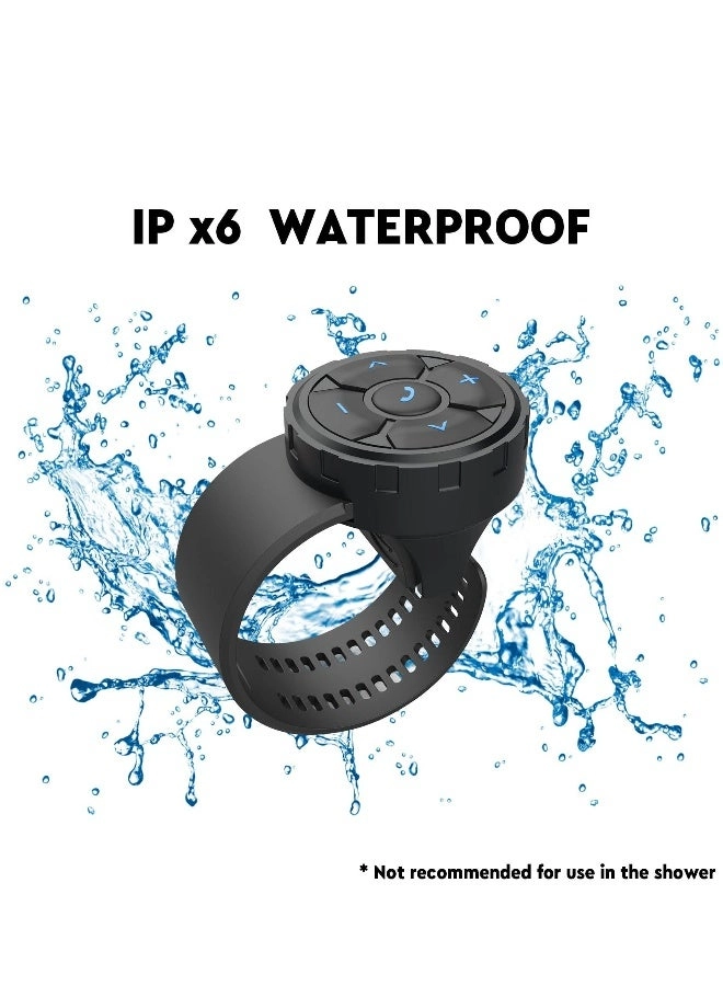 Media Button Steering Wheel Remote Control - Bluetooth Wireless iPhone Samsung Galaxy Android