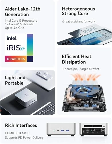 UN1250 - PCIe4.0 SSD 512GB 32GB i5-1250P