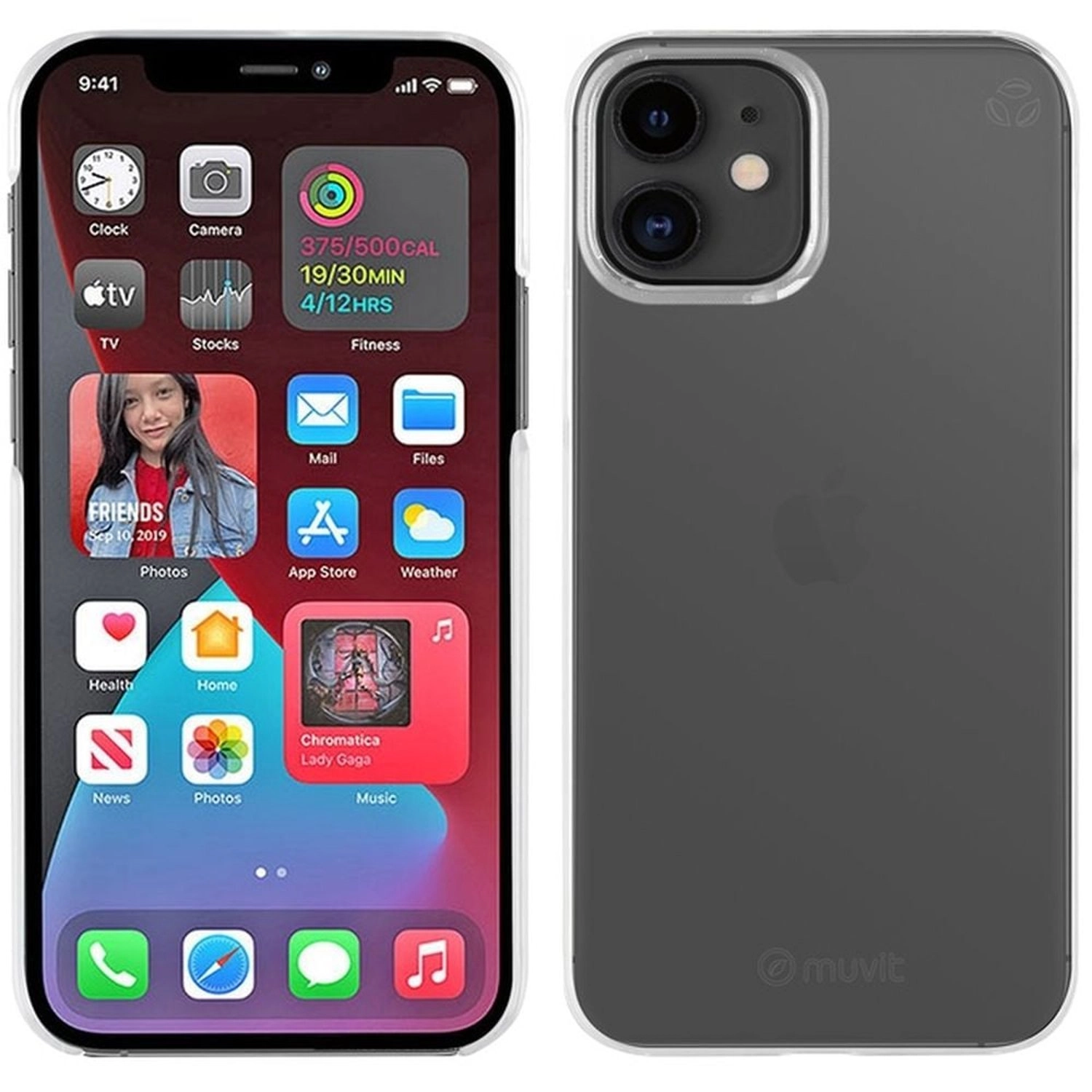 Antibacterial Case Clear Case for iPhone 12 Pro/12