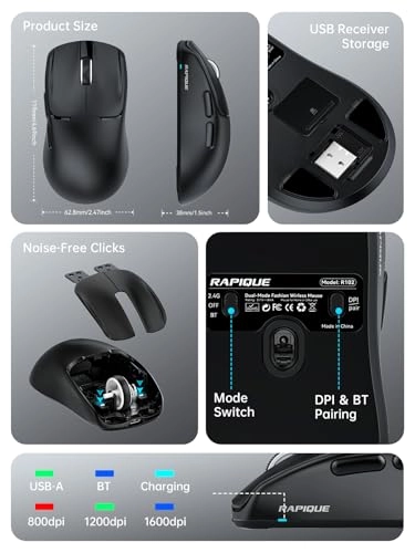 R102 Ultra-Light Wireless Mouse - Wireless