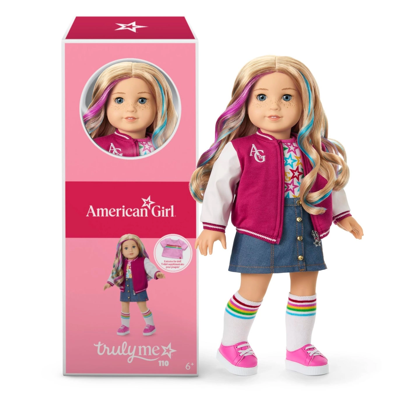American Girl Truly Me - 18-inch Light Skin Wavy Blonde Hair Ages 6+
