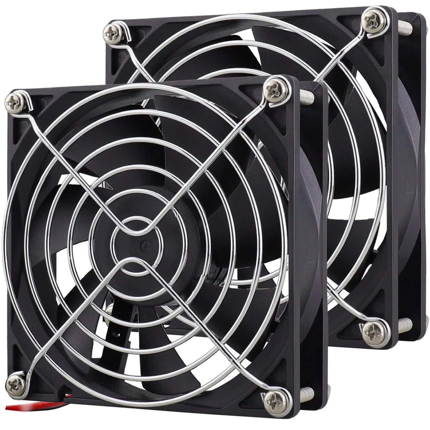 Computer Case Fan - 2-Pack 92mm