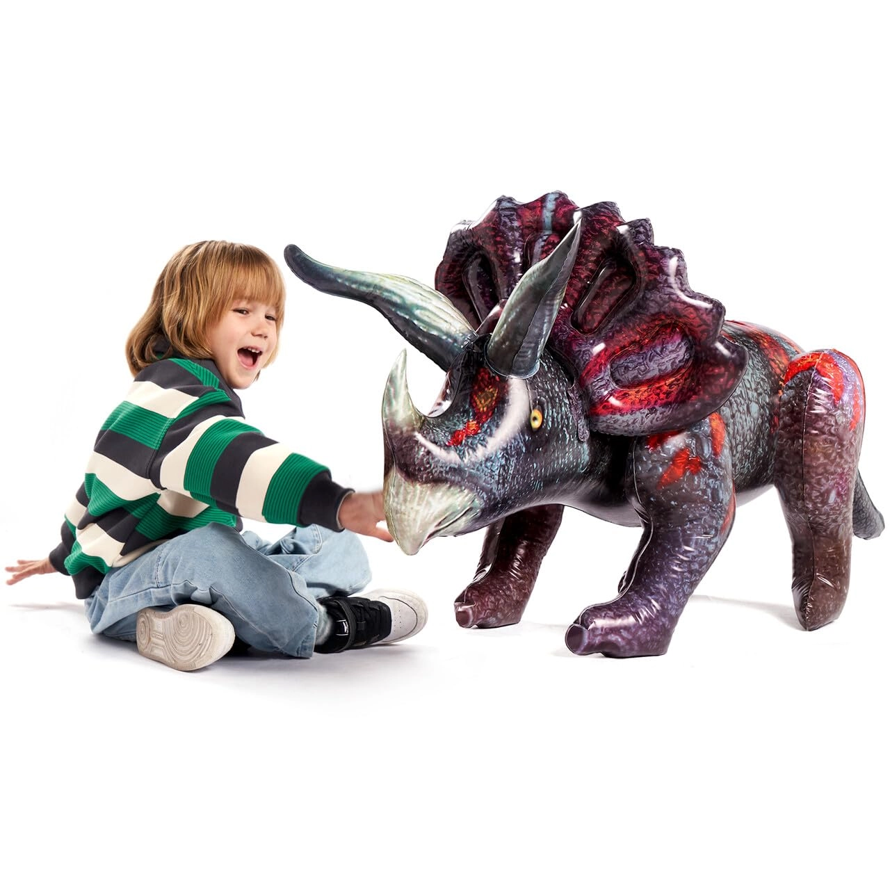 Joyin Triceratops Inflatable Dinosaur - 43" Birthday Party Gift