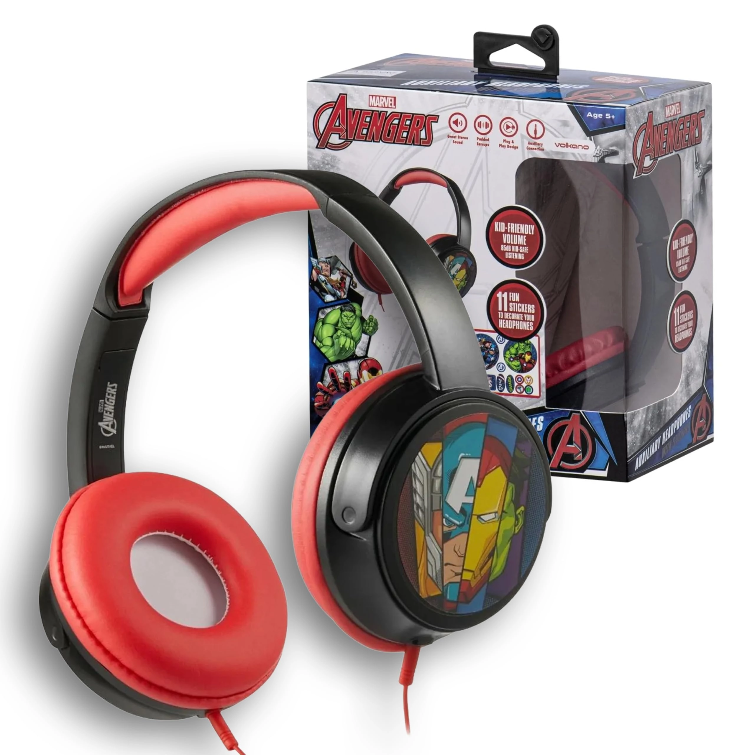 Spiderman On-Ear Headphones Wired Headphone
