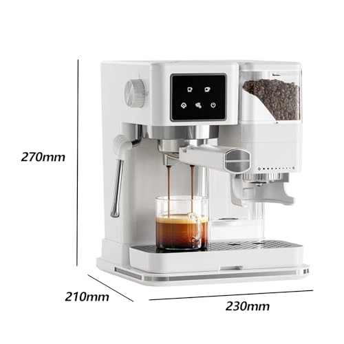 Coffee Grinder - Touch Display Milk Frother
