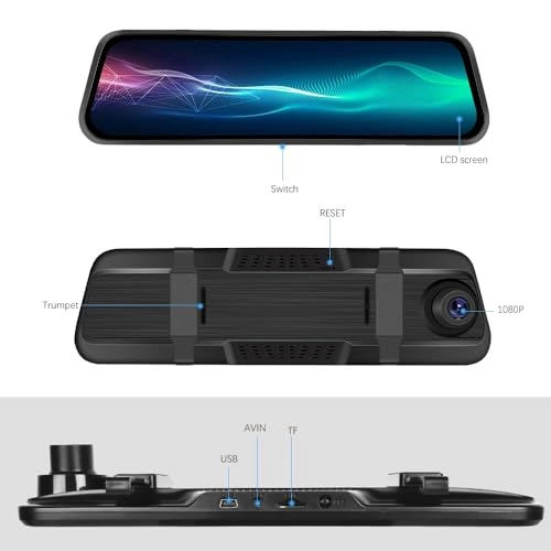 Mirror Dash Cam - 1080P