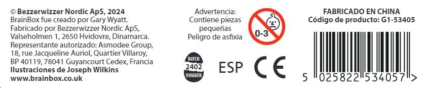 BrainBox Pocket - Core Card Game Spanish Ages 6+