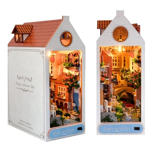 DIY Dollhouse Miniature Book Nook - Holiday 1:32