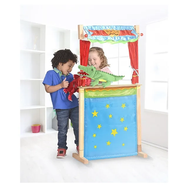 Hand Puppet Crocodile - Green 26 x 50 cm