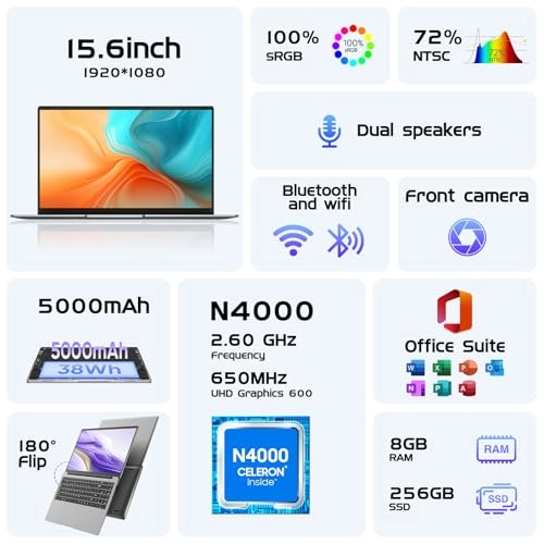 HS-UL153 - 15.6'' N4000 8GB DDR4 256GB SSD