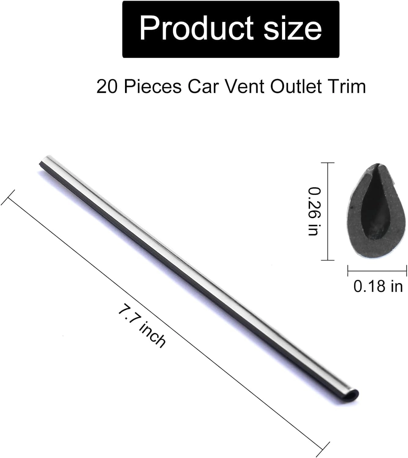 Universal Car AC Vent Decoration Strip