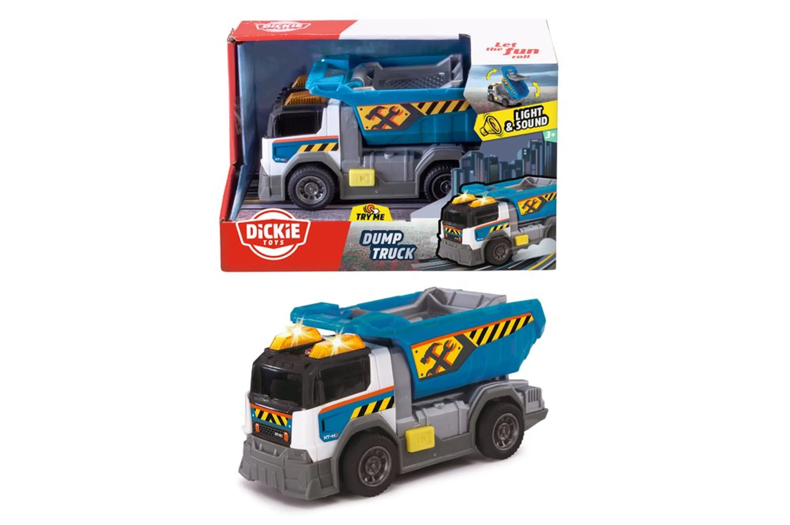 Dump Truck - 15 cm Light & Sound