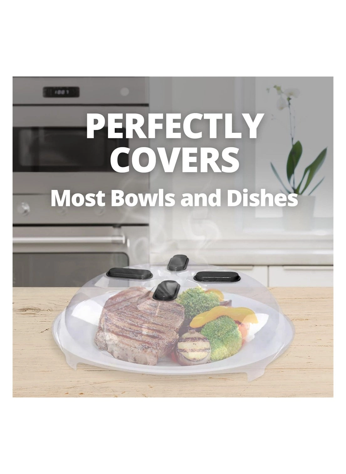 Magnetic Microwave Cover - 12 x 11 x 3.25 inch BPA-free