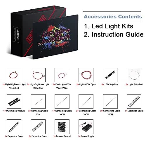Light Kit for LEGO Justifier 75323 - Acrylonitrile Butadiene Styrene
