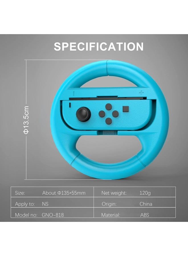 Joy-con Steering Wheel - Switch OLED Round Handlebar Black