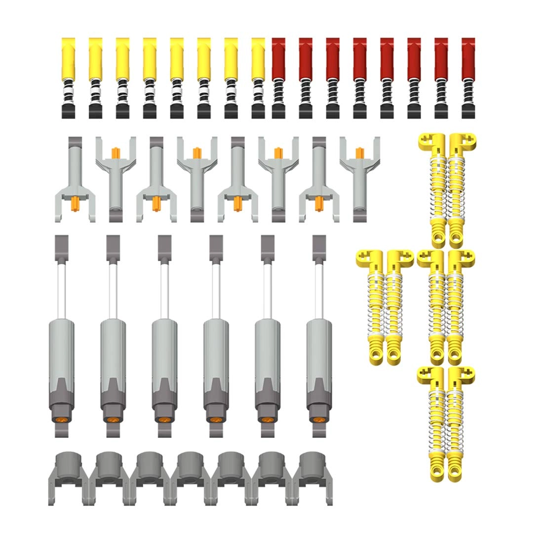 LootPop Technik Replacement Parts Set - ABS Sport 44 Pieces