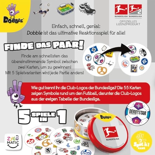 Dobble Bundesliga - Card Game (German)